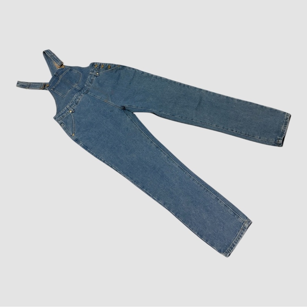 NEW Classic Blue Denim Overalls Medium Wash  size 6 - Picture 3 of 6